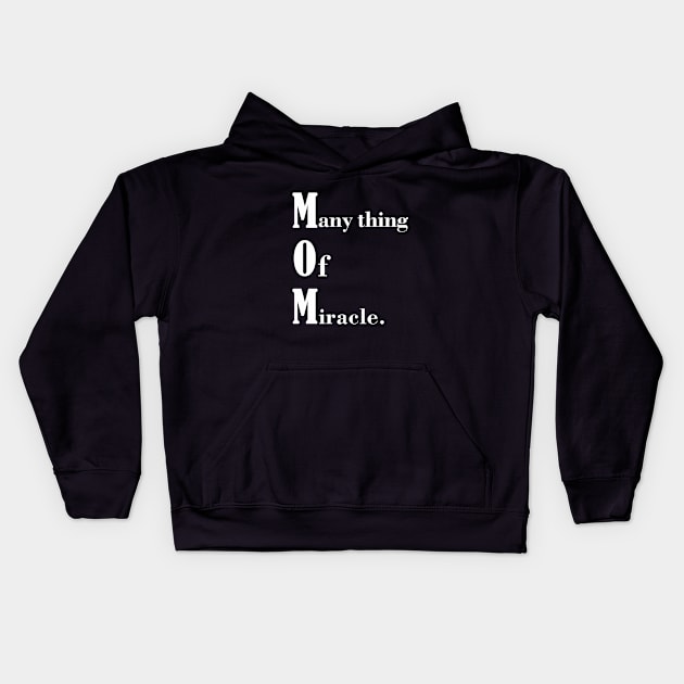 MOM Kids Hoodie by CatHook